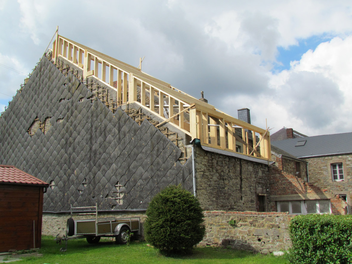 Rénovation d'une maison à ossature en bois par Robinet